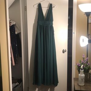 Lulus Hunter Green Maxi Dress